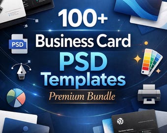 100+ Business Card PSD Templates: Modern Corporate, Creative Designs (Print Ready)