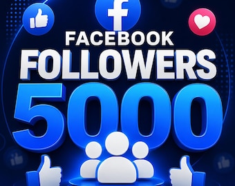 Facebook Followers 5000 | Non Drop Gurantee | Fast Delivery