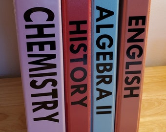 Binder & Notebook Decals