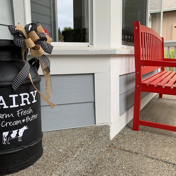 Farm Fresh Dairy Decal for Milk Can or other Front Porch Decor (Decal Only)