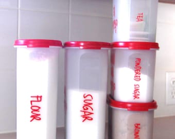 Custom Pantry & Storage Labels