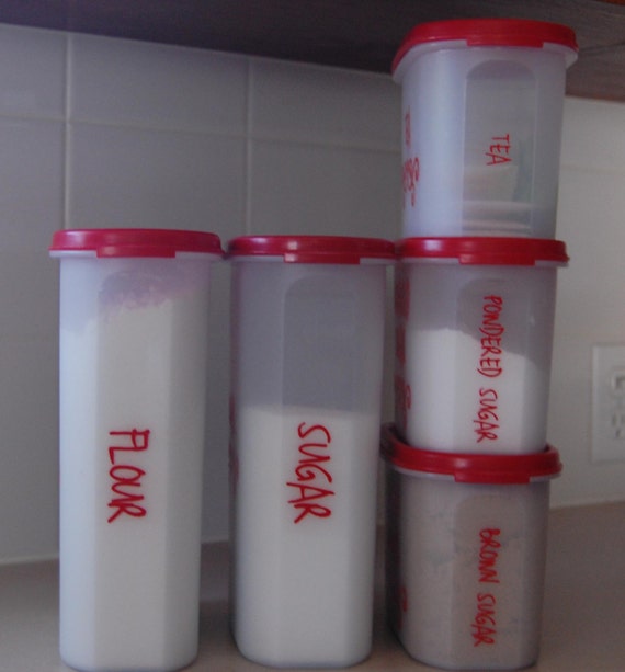 How To Label Tupperware
