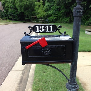 Custom Mailbox Number Decals ~ Set of 2 ~ Residential or HOA (Decals Only)