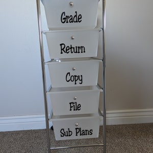 Custom Organization Labels for Teachers, School, Homeschooling (Decals ONLY)
