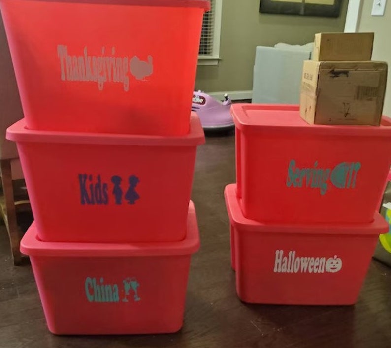 BULK - LARGE Storage Label for Organization (Decal Only)