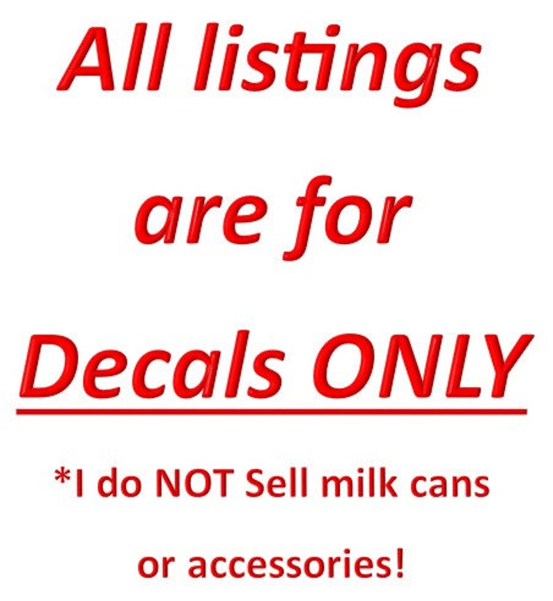 Welcome Decal for Milk Can, Front Door or other Front Porch Decor Decal Only image 2