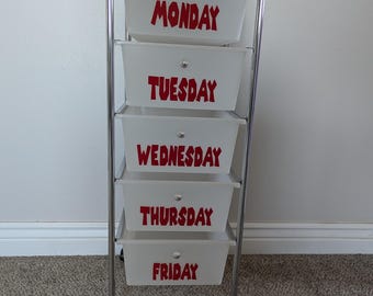 Days of the Week Labels