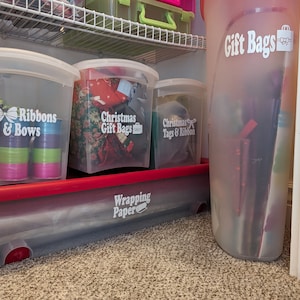 SMALL Storage Label for Organization (Decal ONLY)