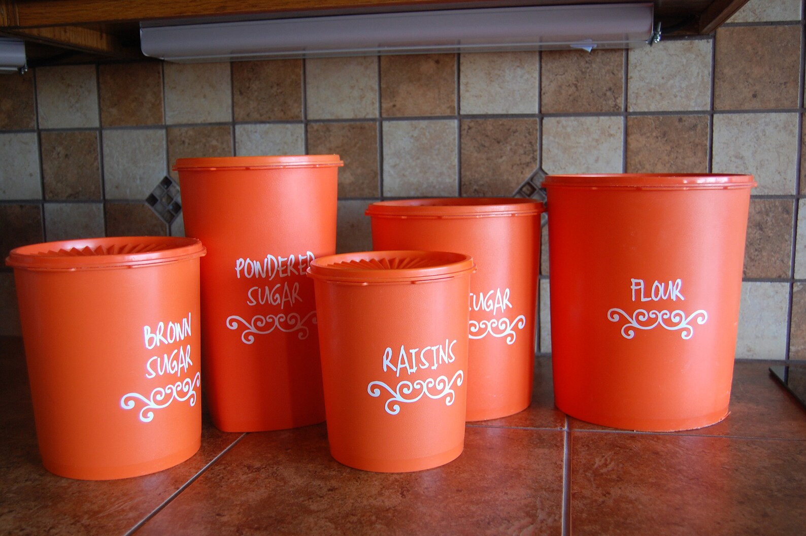 Custom Canister Label for your Tupperware or any Other Kitchen Etsy