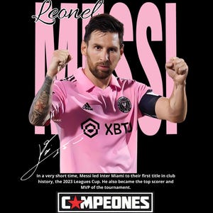 Lionel Messi Inter Miami T-shirt PNG Design (Digital Download)