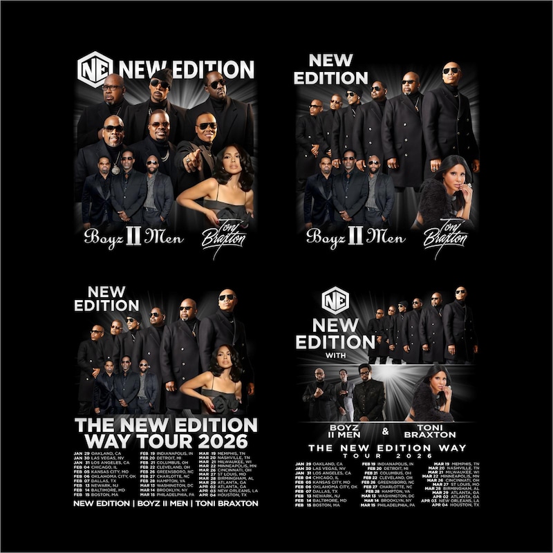 New Edition Simble New Edition Tour Svg Png - Etsy