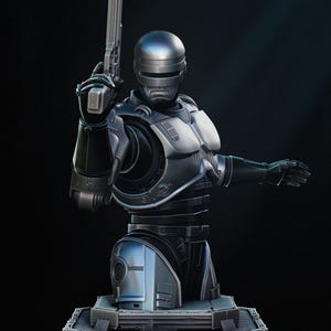 Robocop Bust | Heroic Character Sculpture | STL 3D PRINT Files