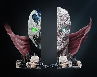 Spawn Book Holder | Functional Character Sculpture | STL 3D PRINT Files