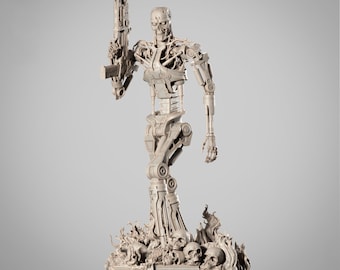 T-800 Sculpture | Iconic Character Figure | STL 3D PRINT Files