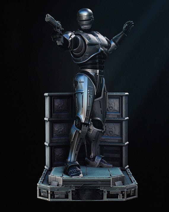 Robocop Sculpture | Iconic Character Figure | STL 3D PRINT Files