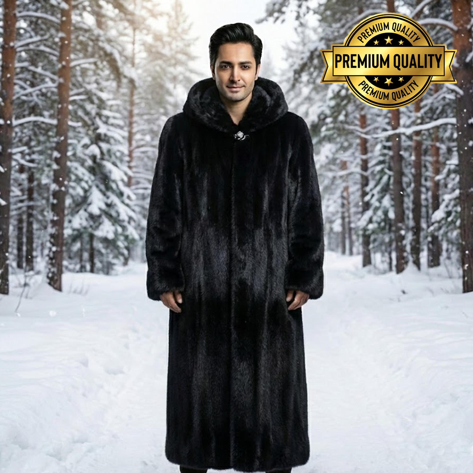 Genuine Mink Coat Long Long - Etsy