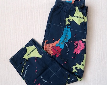 Go Slow Caravan Japan Map Pantalones cómodos de 7 bolsillos de Gorpcore