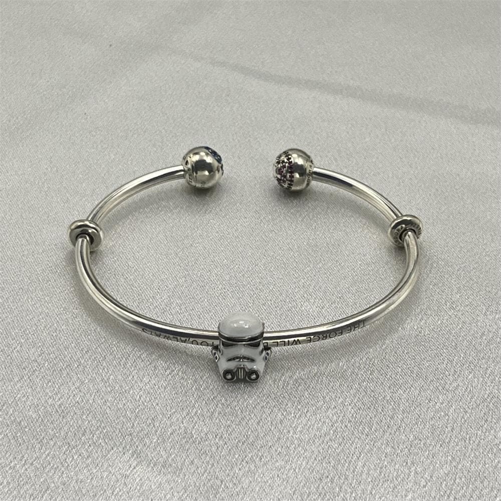 Pandora シルバー オープンバングル Pandora open bangle - Etsy 日本