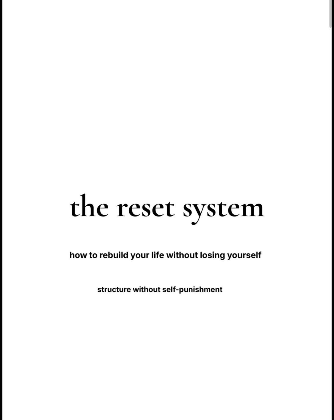 The Reset System | Gentle Daily Reset Planner | Low-energy Self Care ...