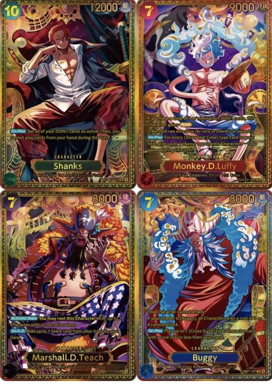 Luffy Gold Card - Etsy