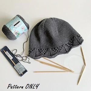 Knitting Pattern for Chemo Hat, DIY Chemotherapy Cap for Women in Cotton Yarn, Cancer Patient Gift, Ready to Download Suitable for Beginners