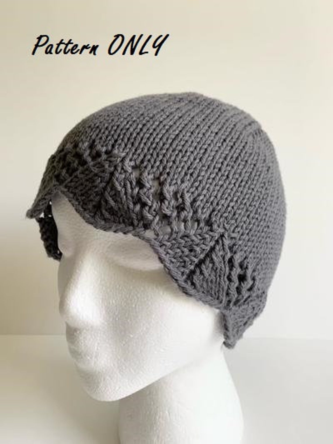 Knitting Pattern for Chemo Hat DIY Chemotherapy Cap for Women Etsy