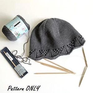 Strickanleitung: Baumwoll-Chemomütze für Frauen (PDF Download, anfängerfreundlich)