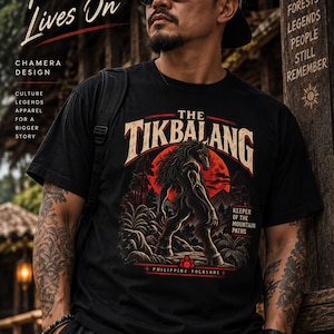 Tikbalang Shirt, Filipino Folklore Tee, Philippine Mythology Shirt, Pinoy Horror Gift