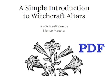 Una introducción sencilla a los altares de brujería - PDF Zine - witchcraft zine