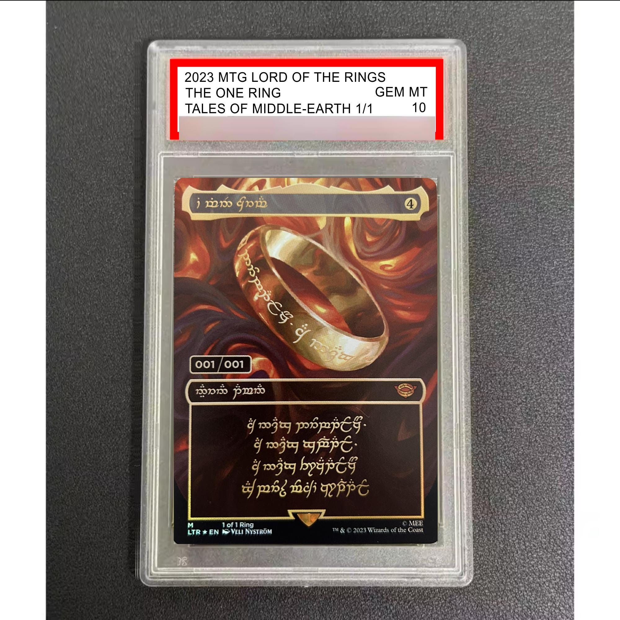 The One Ring Replica Mtg - Etsy The One Ring Replica Mtg - Etsy