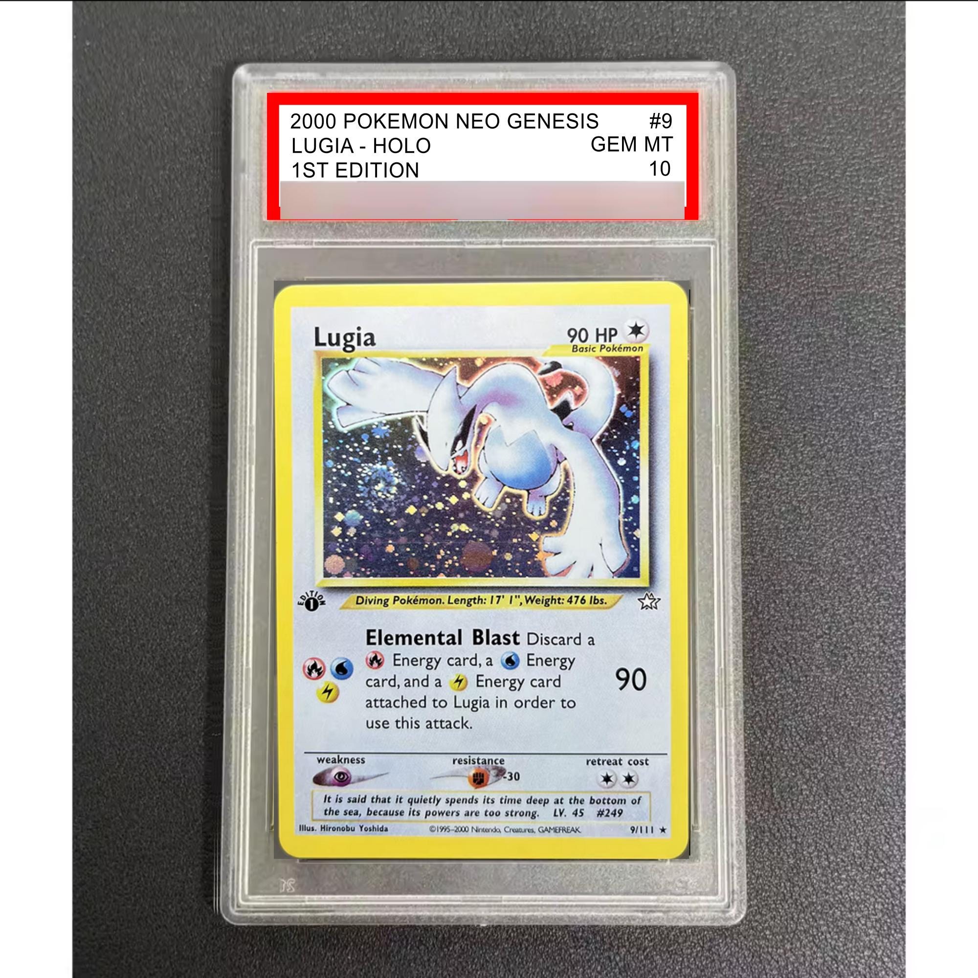lugia pokemon card first edition Lugia Neo Genesis First Edition PSA 8 main image 0