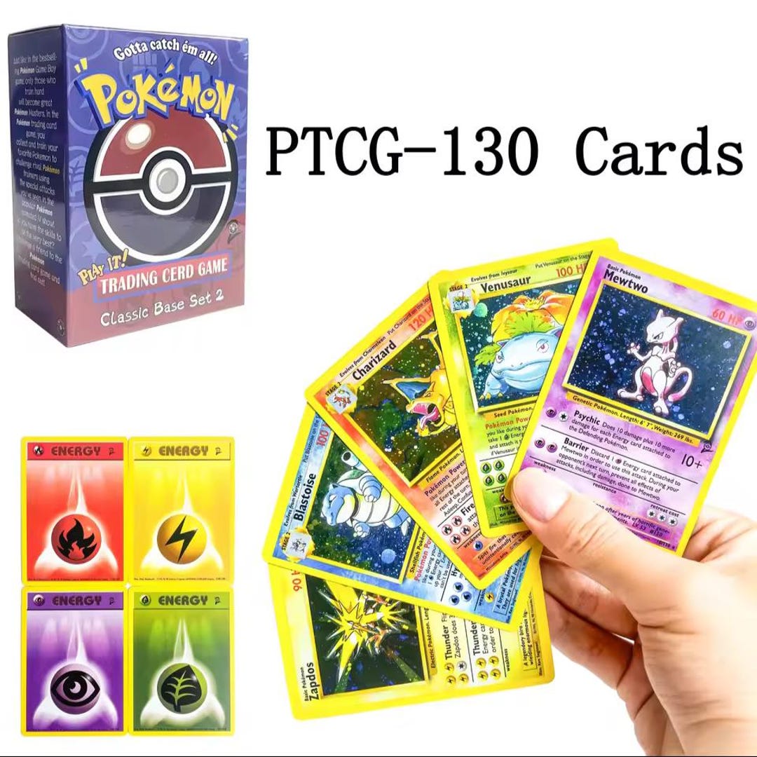 Pokemon Base Set 2 130/130 Complete Set Proxy Replica Fan Art - Etsy ...