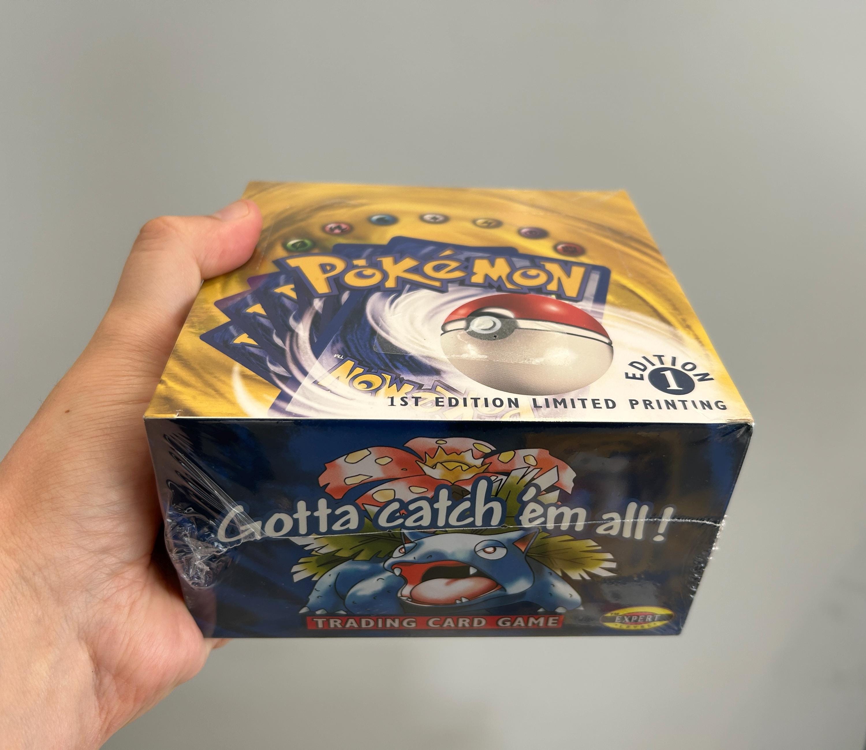Pokemon 1999 First Edition Shadowless Base Set Booster Box Proxy