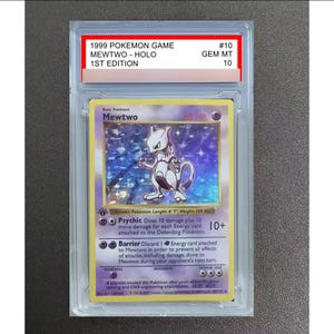 Mewtwo first edition base set - Etsy 日本