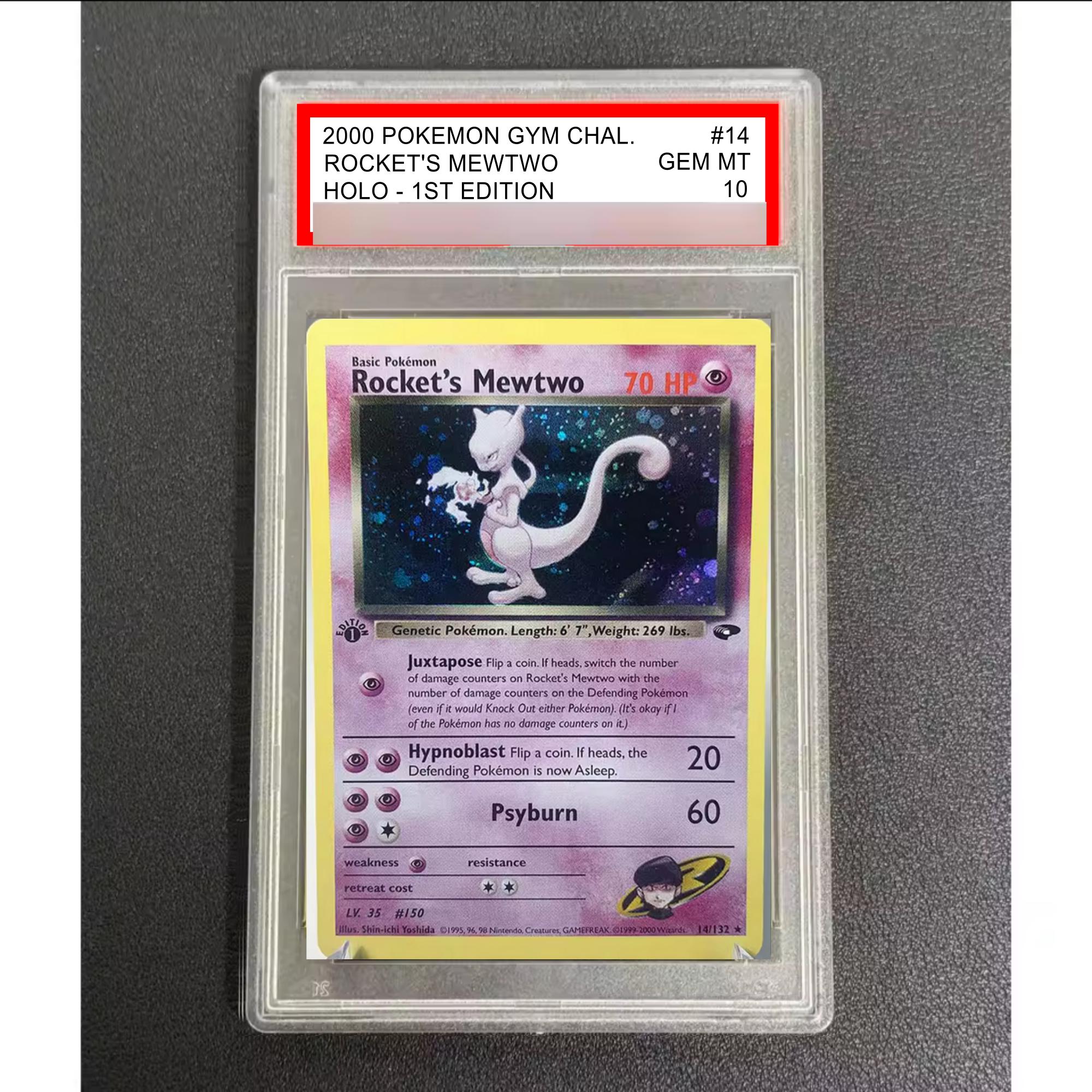mewtwo pokemon card 1995 holo - (10/102) - Base Set have for your premier collection. Buyer ripped Base Set Mewtwo