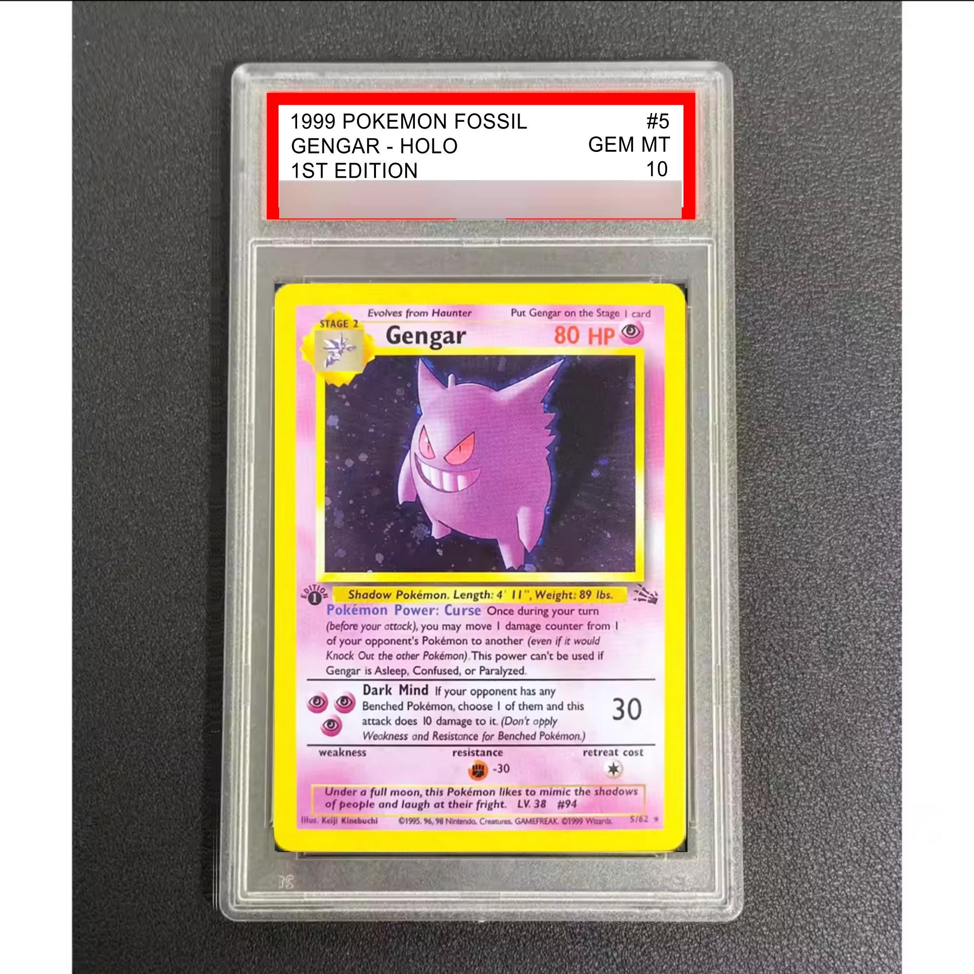 1st Edition Gengar - Etsy