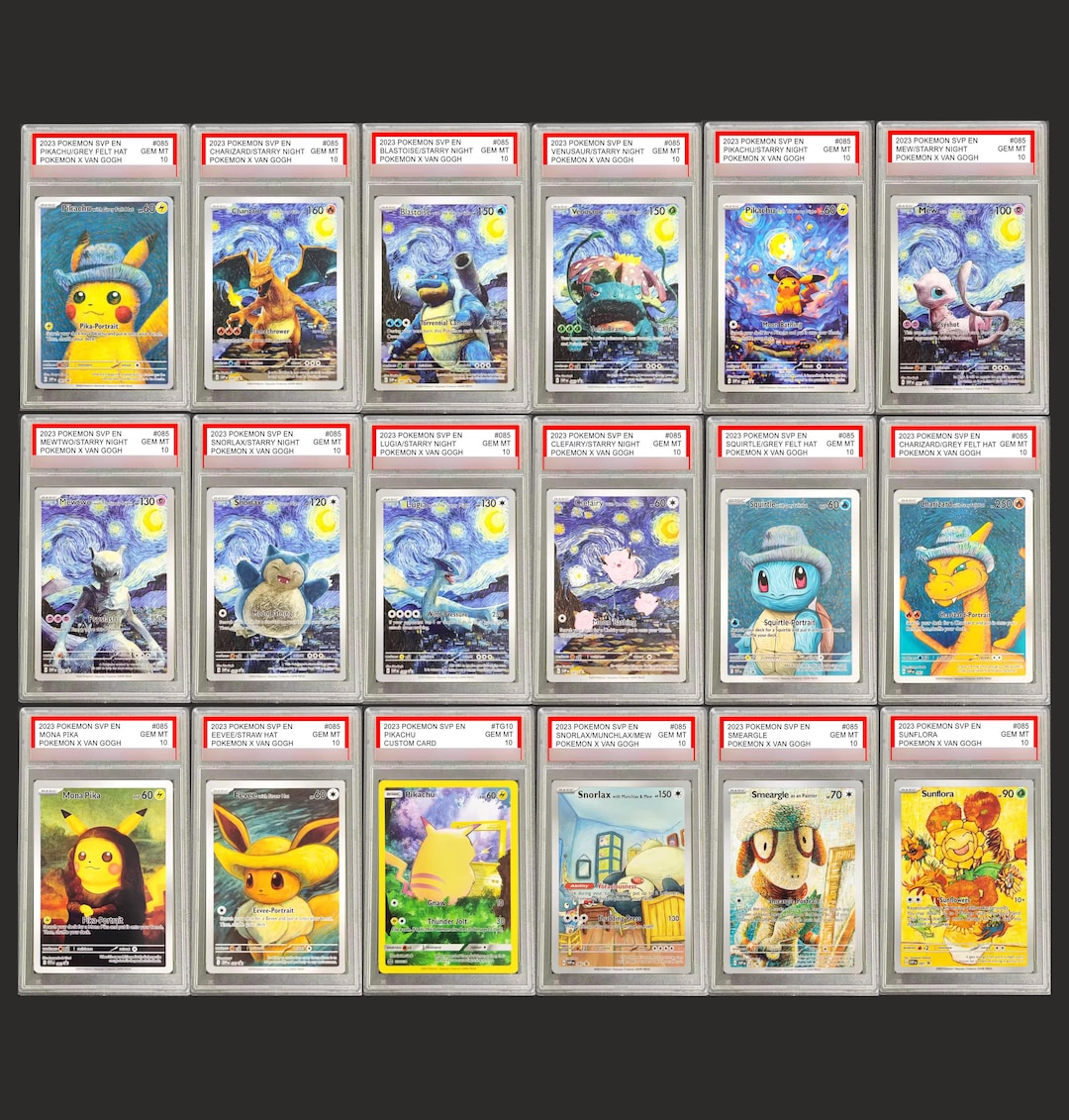 van gogh pokemon card set Van Gogh Pokmon Card: Value and History