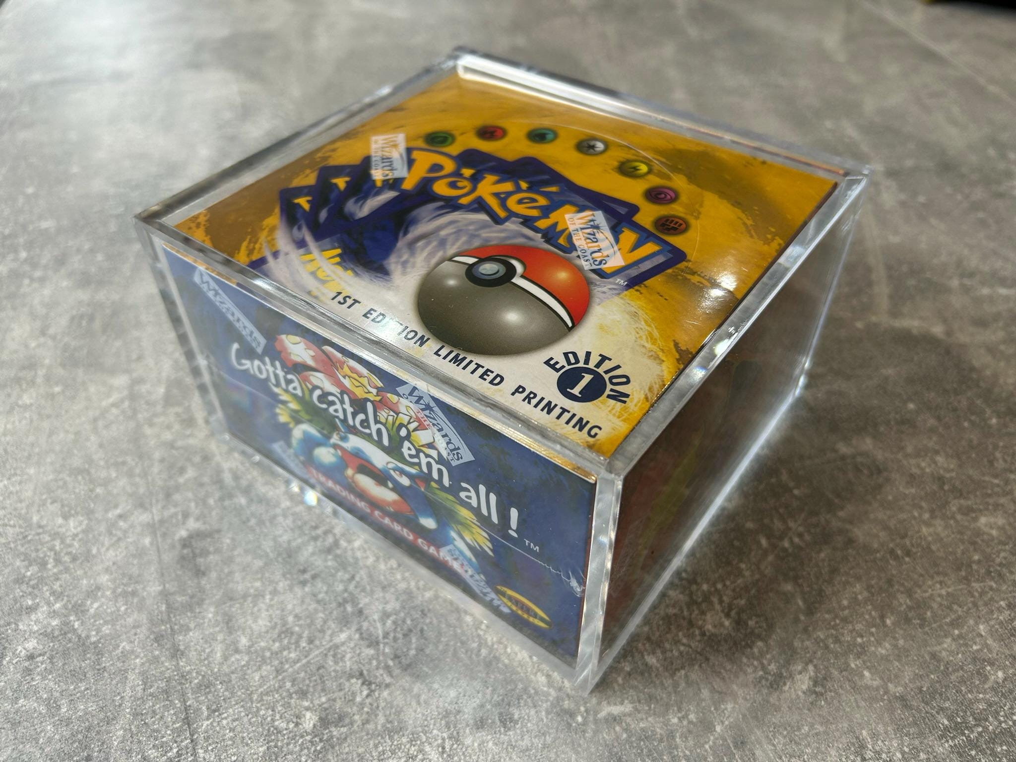 base set 1st edition shadowless booster box PSA 8 1999 1st Edition
