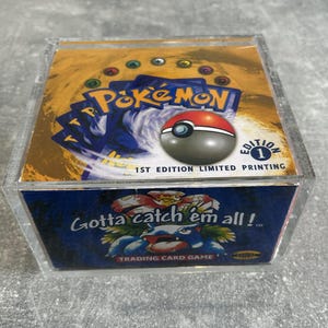 empty pokemon booster box Empty Booster Pack Trading Card Slabs for Grading And Protection