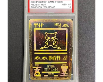 pokemon 2000 movie promo cards Ancient Mew – (2000) You are purchasing a 2000 Pokemon Game Movie Ancient Mew Pokemon 2000 Movie PSA 8 Ancient Mew PSA 8 Pokemon