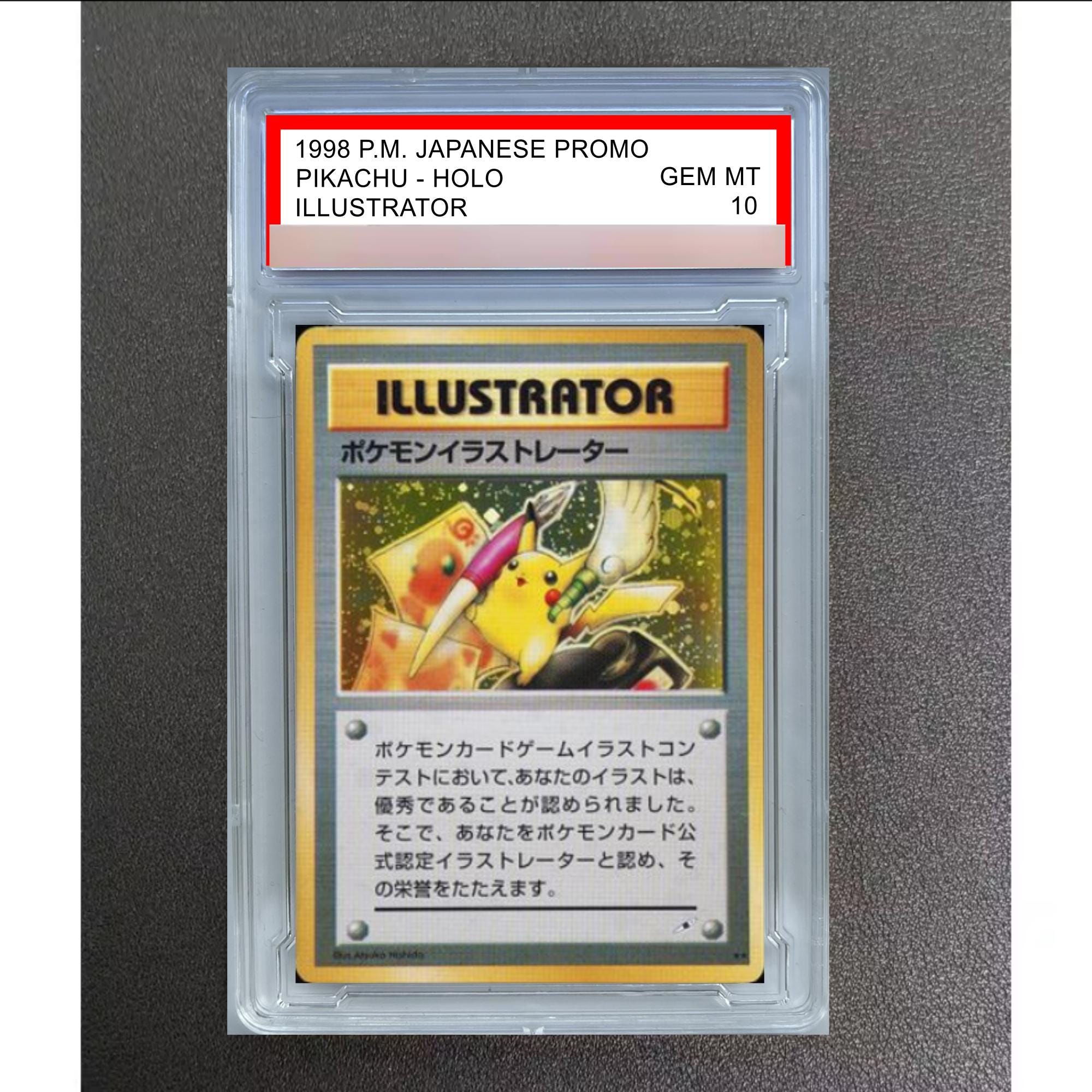 Pokemon Pikachu Illustrator 1998 Japanese Slabbed Graded Card