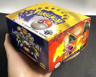 pokemon 1st edition shadowless booster box Base Set Pack Pokemon 1999 First Edition Shadowless