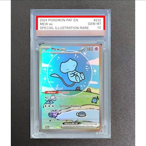 Pokemon Bubble Mew Ex SIR 2024 Slabbed Graded card proxy replica fan art