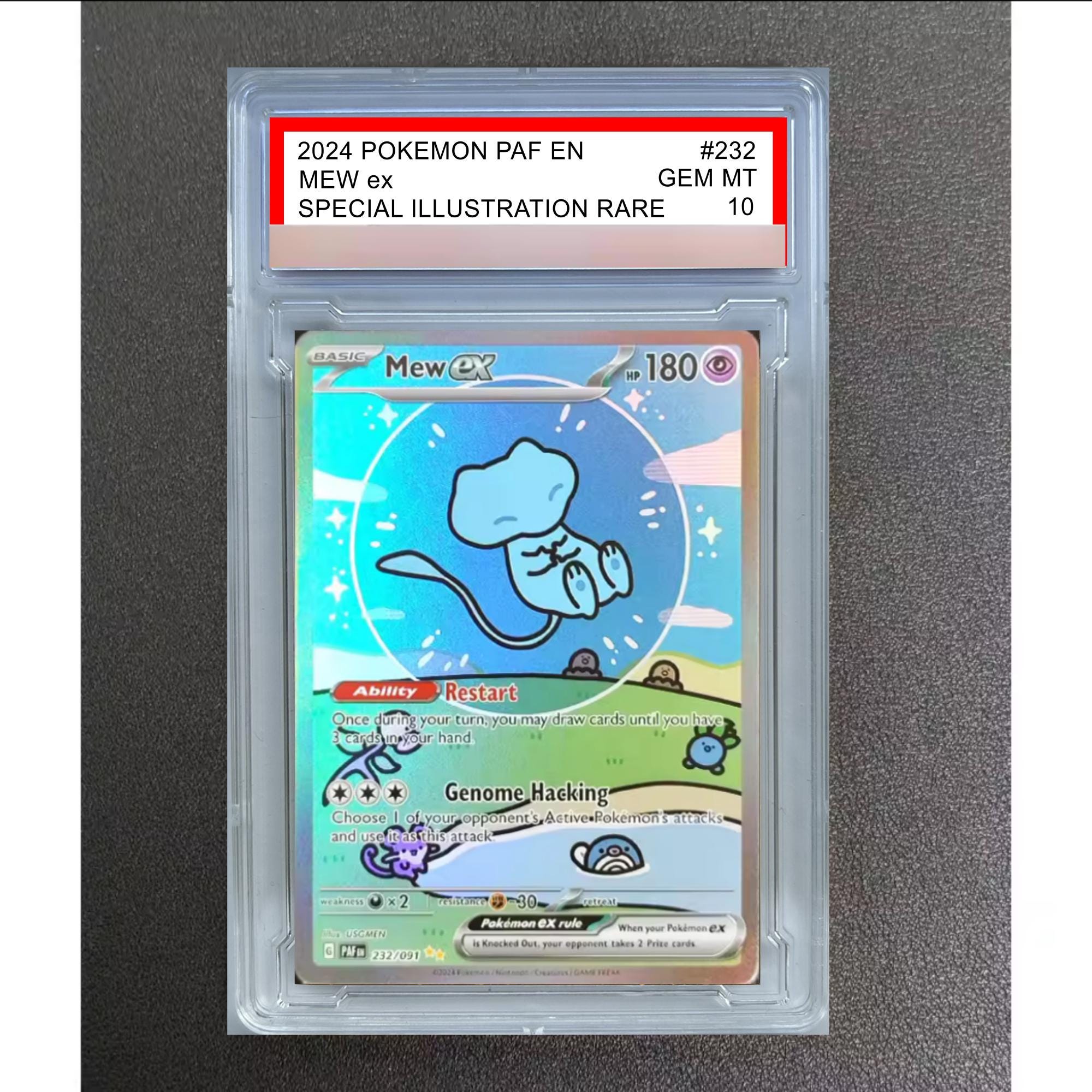 Pokemon Bubble Mew Ex SIR 2024 Slabbed Graded Card Proxy Replica