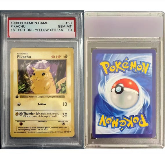 graded first edition pokemon cards Pokmon 1st/2nd Generation from 1999! Pack of 50 Guaranteed Holographics and editions!! No more then 6 energy cards in each lot unless requesting more! Product ID: 792759981470 : Toys & Games Zoo Packs TCG Graded Card