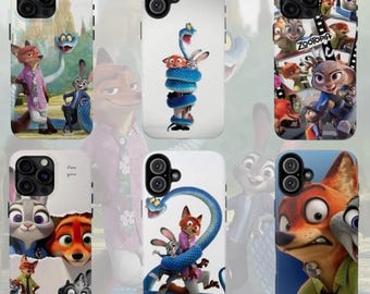 6 Styles Z00topia 2 - Urban Animals Phone Case Trust & Teamwork Phone Case, Animal Friendship Case Cover