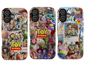 Toy Story Phone Case, Disney Pixar Toy Story iPhone Case, Woody Buzz Lightyear Cartoon Case, Cute Pixar Characters Cover