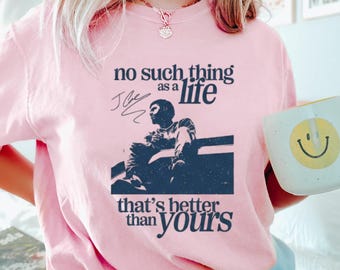 J Cole Inspired Pink Graphic Tee - Vintage Hip Hop Unisex T-Shirt