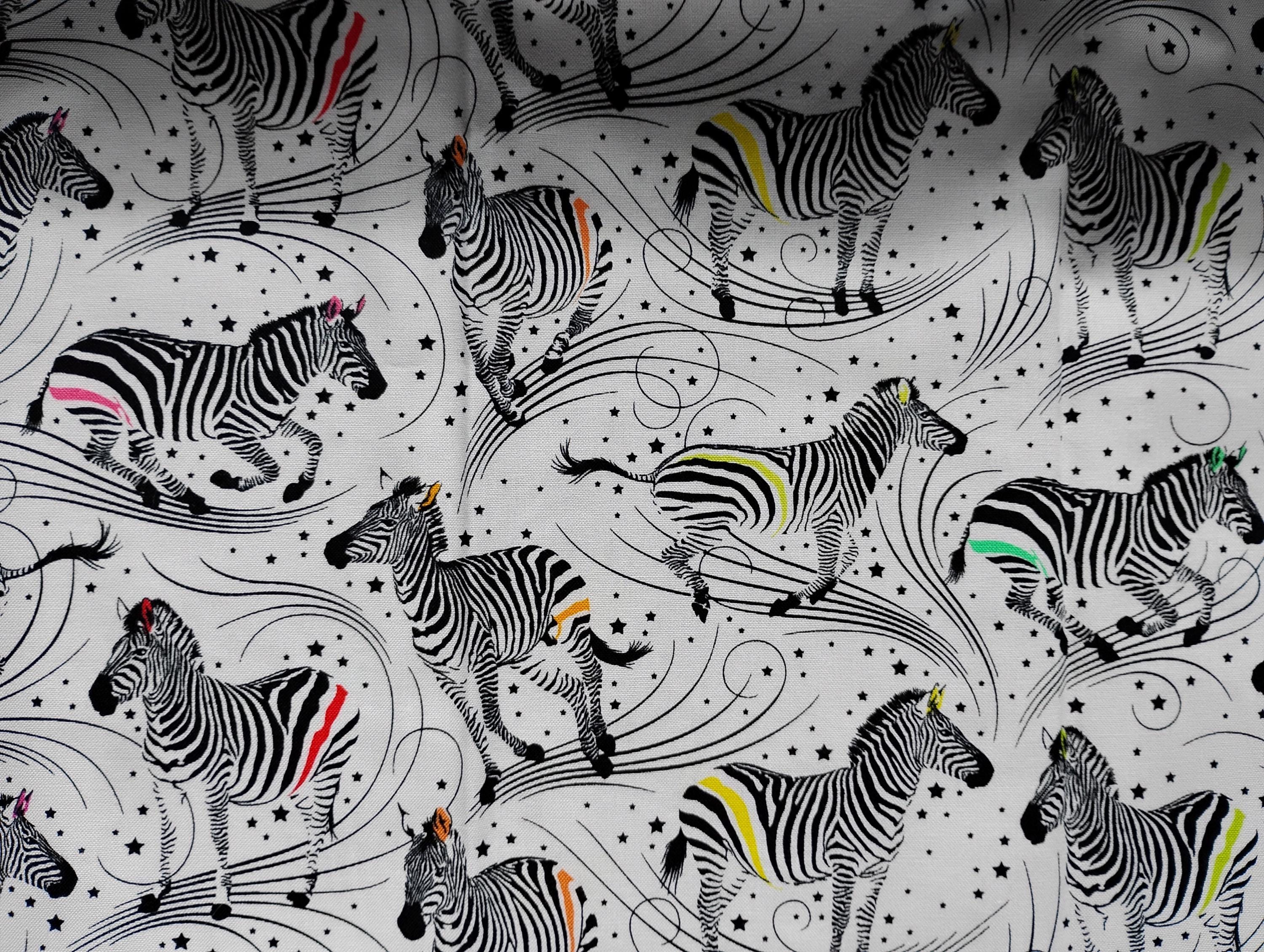Pink zebra fabric - Etsy 日本