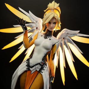 Mercy Original + Pink | Fanart Overwatch | Przedmiot kolekcjonerski dla kolekcjonerów figurek